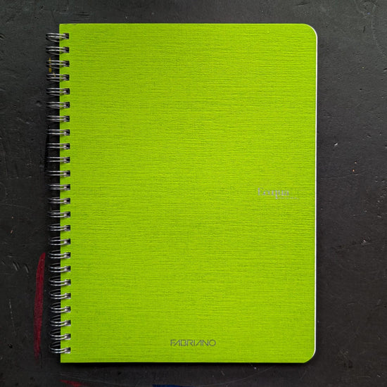 Fabriano Notebook Lime Fabriano - EcoQua - Spiral Notebooks - A5 Size