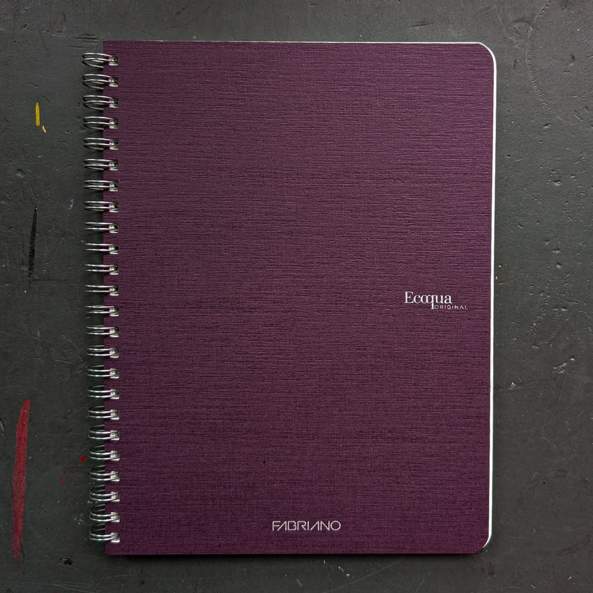 Fabriano Notebook Wine Fabriano - EcoQua - Spiral Notebooks - A5 Size