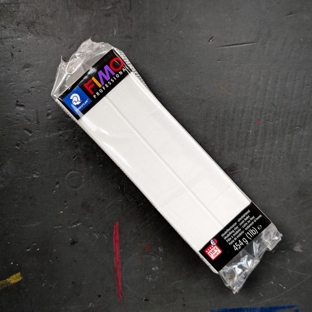 FIMO Polymer Clay FIMO - Professional Modeling Clay - 454g Block - White