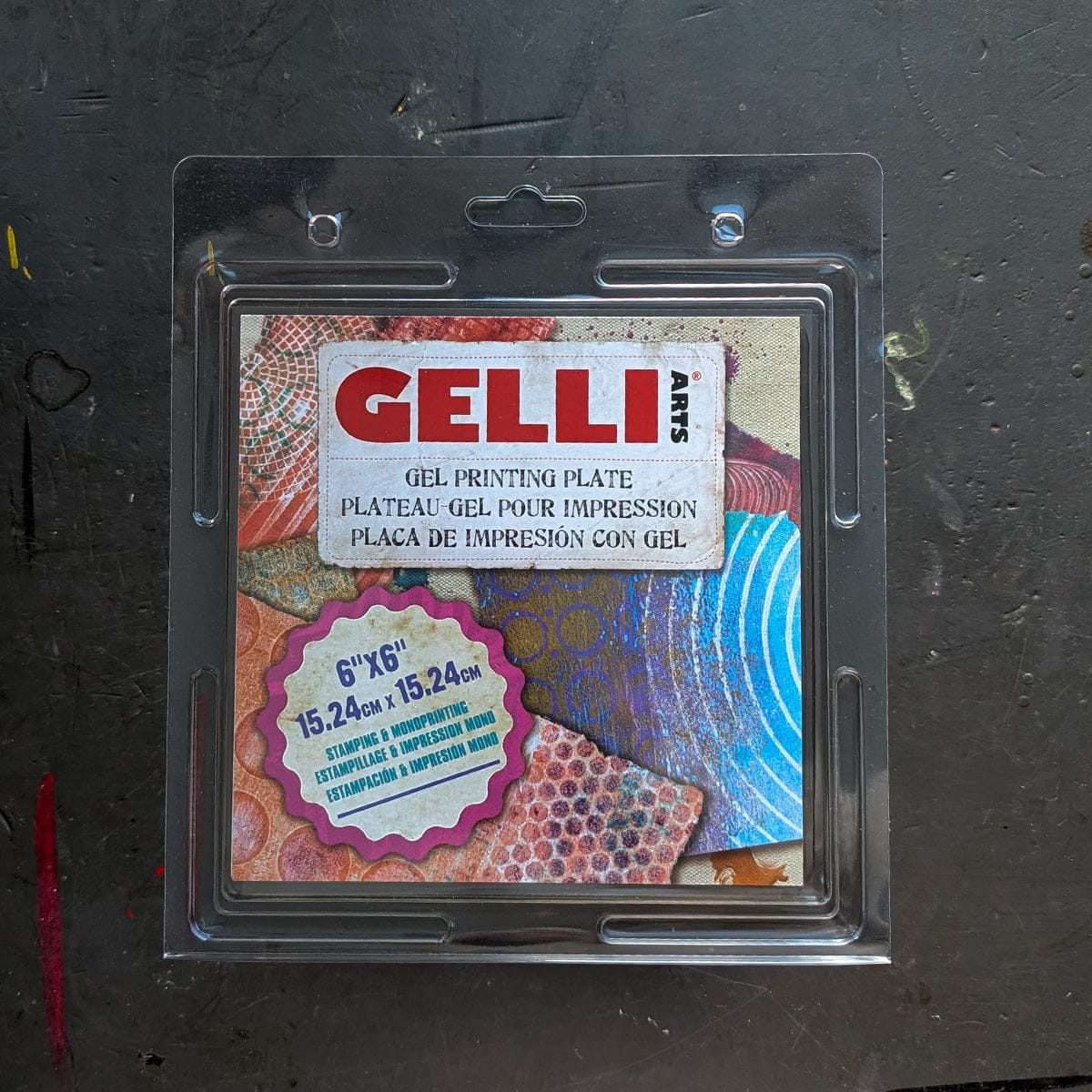 Gelli Arts Block Printing Accessory Gelli Arts - Gel Printing Plate - 6x6"