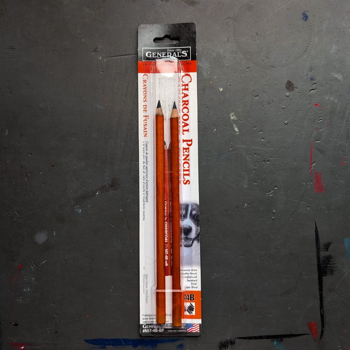 General's Charcoal Pencil 4B General's - Charcoal Pencils - 2 Packs