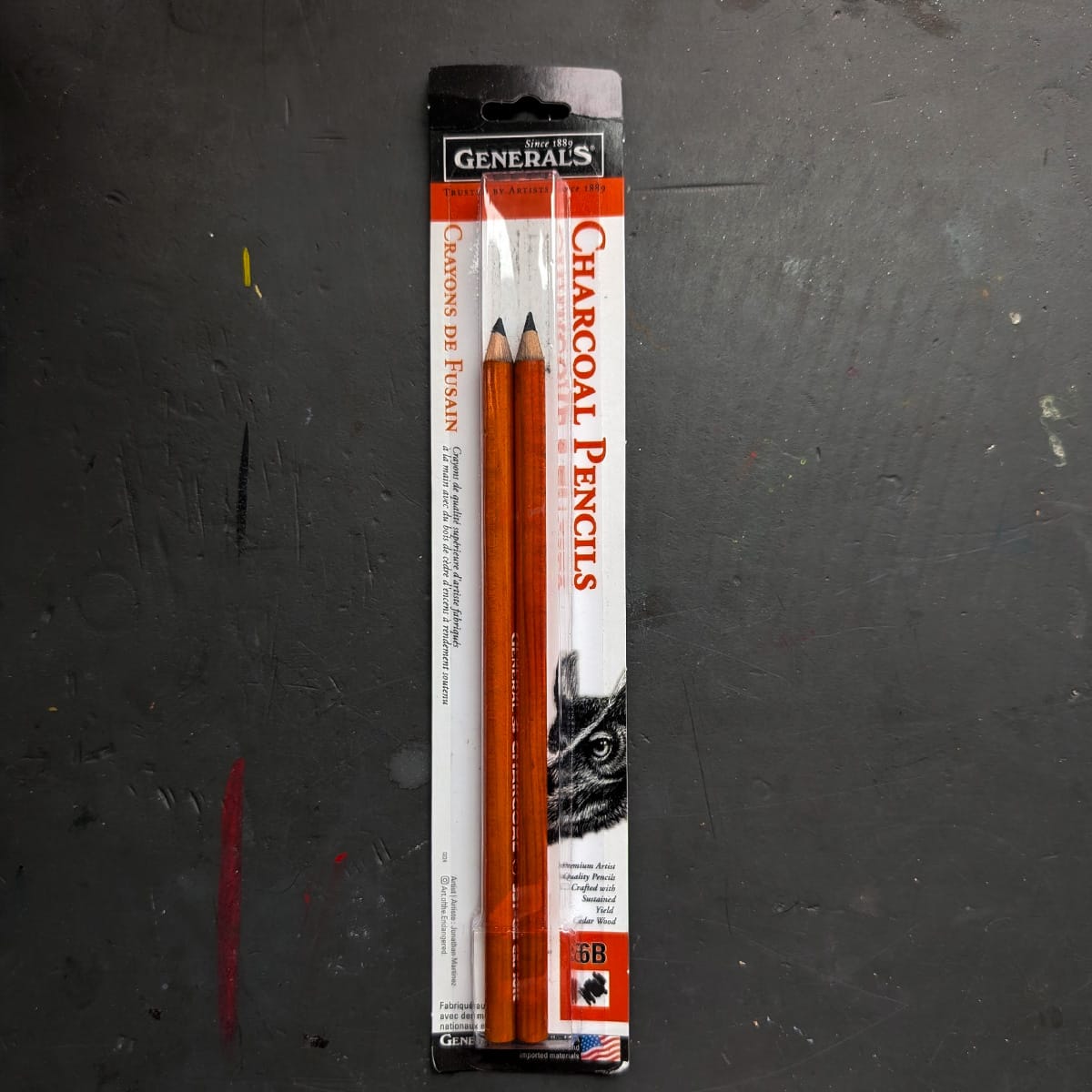 General's Charcoal Pencil 6B General's - Charcoal Pencils - 2 Packs