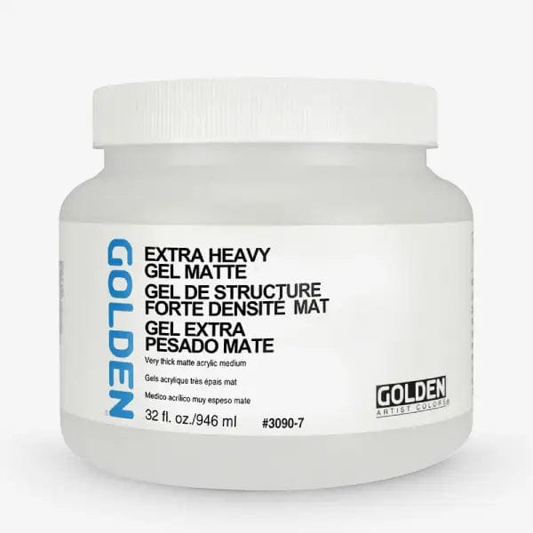 Golden Artist Colors Acrylic Medium Golden - Extra Heavy Gel - Matte - 946mL Jar
