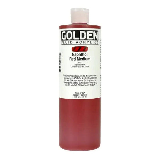 Golden Artist Colors Fluid Acrylic Golden - Fluid Acrylics - 473mL Bottles - Series 5