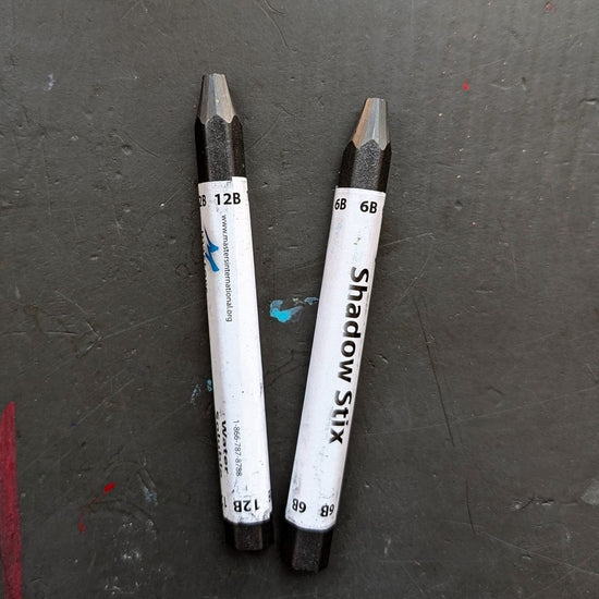 Gwartzman's Art Supplies Compressed Graphite Masters - Shadow Stix - Water-Soluble Graphite Crayons
