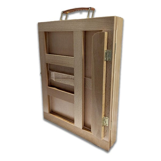 Gwartzman's Art Supplies Easel - Wood Cecil - Small Table-Top Easel/Storage Box