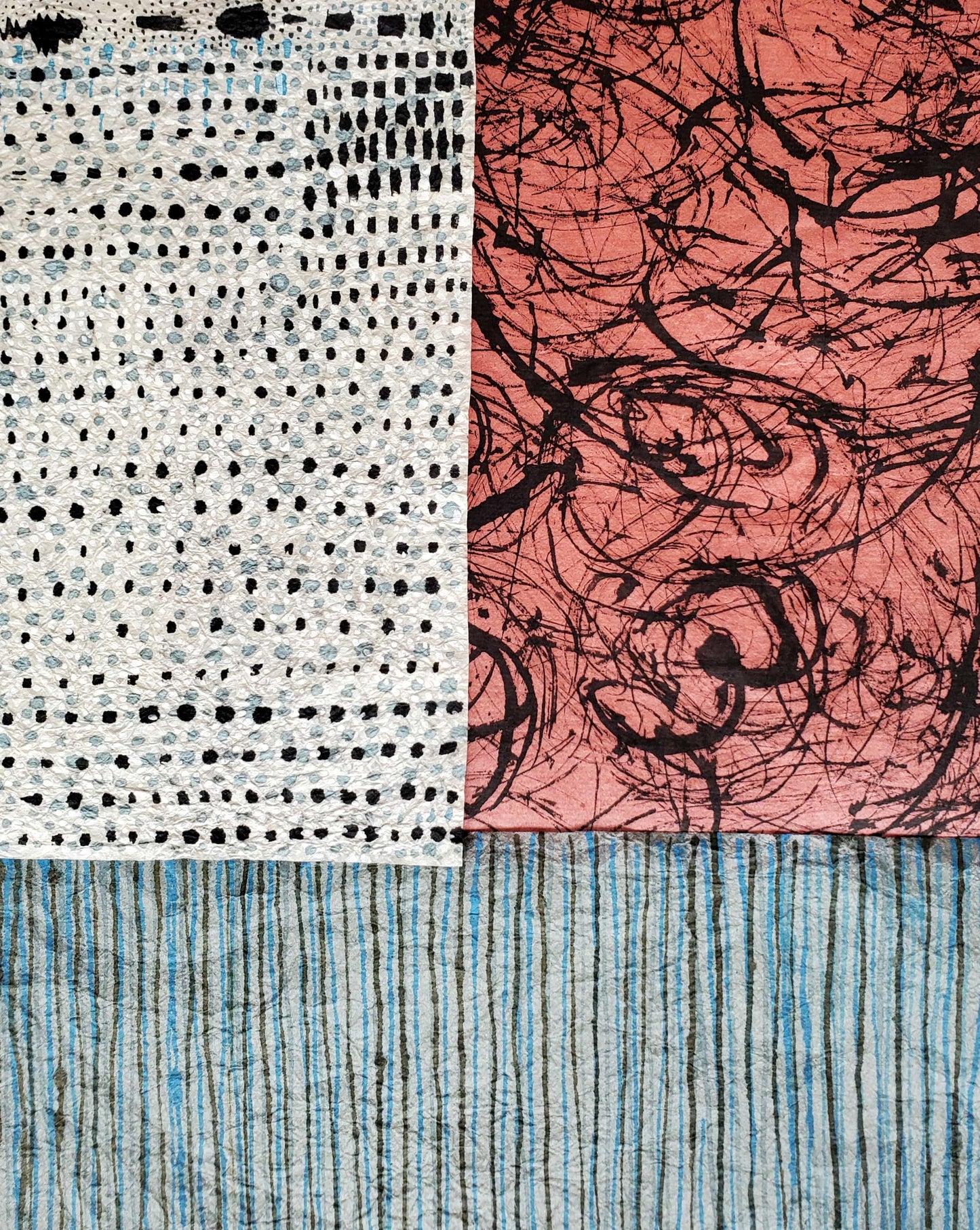 Gwartzman's Art Supplies Event Abstract Mark Making on Japanese Paper