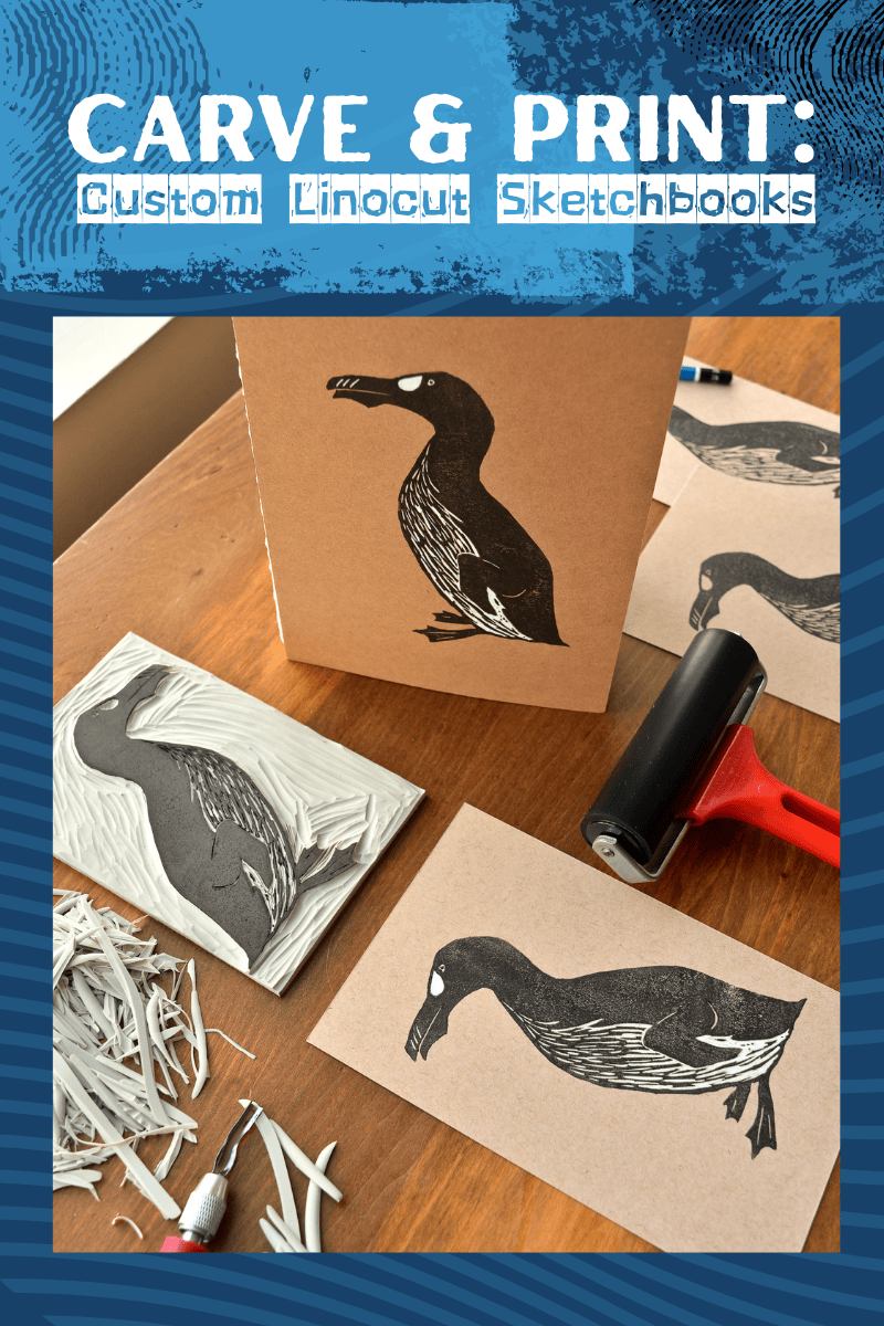 Gwartzman's Art Supplies Event Carve & Print: Custom Linocut Sketchbooks
