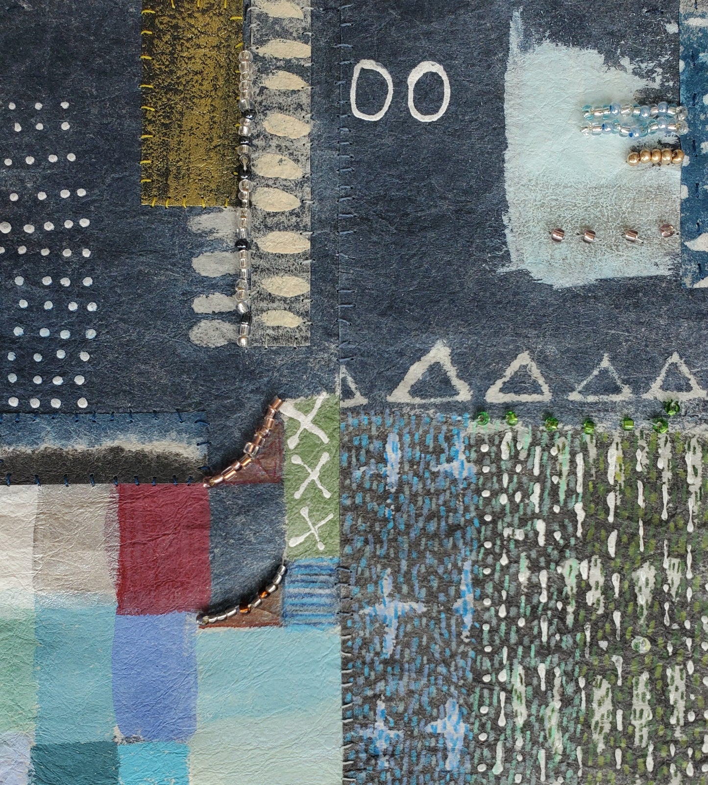 Gwartzman's Art Supplies Event Collage with Japanese Paper