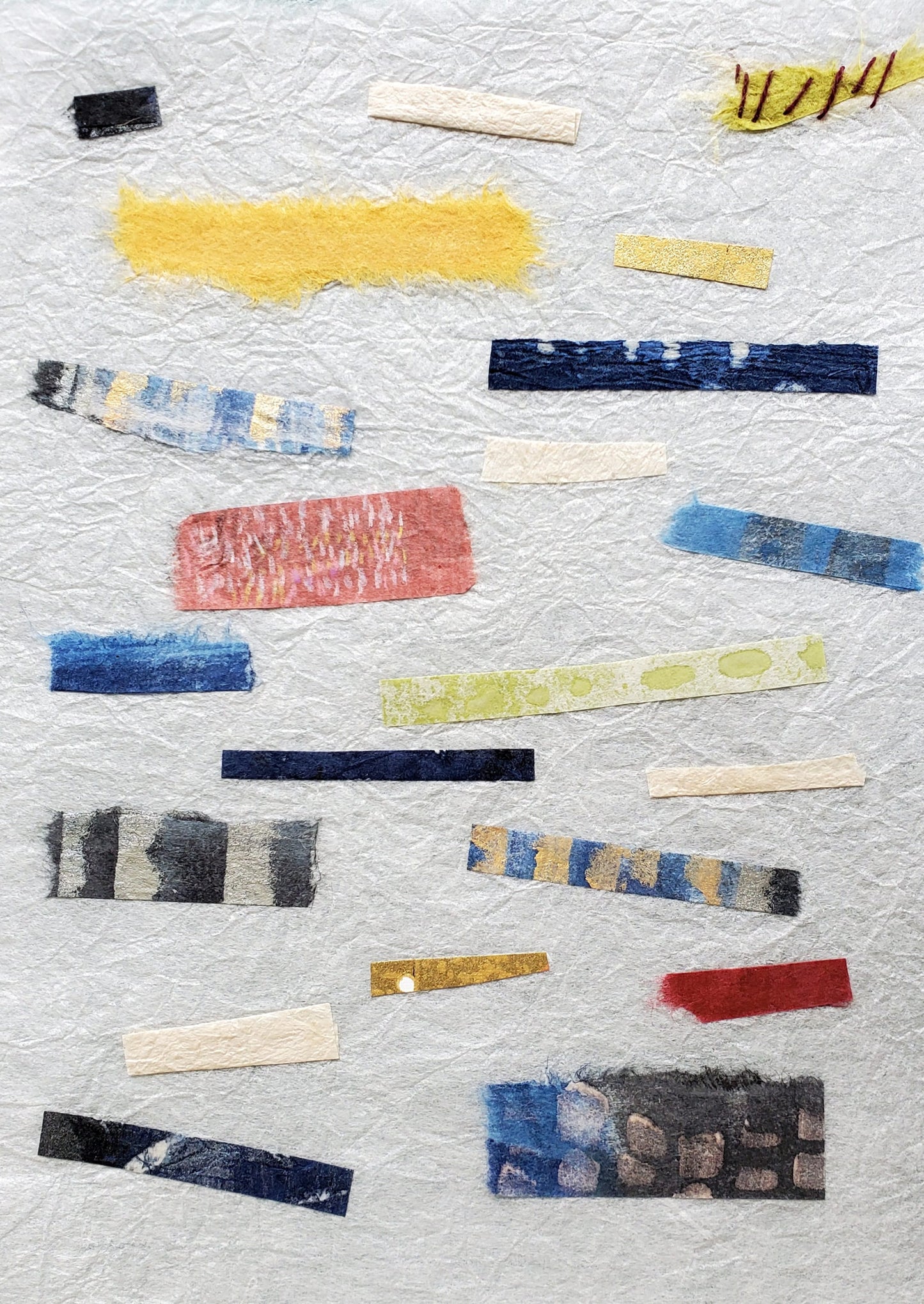 Gwartzman's Art Supplies Event Collage with Japanese Paper