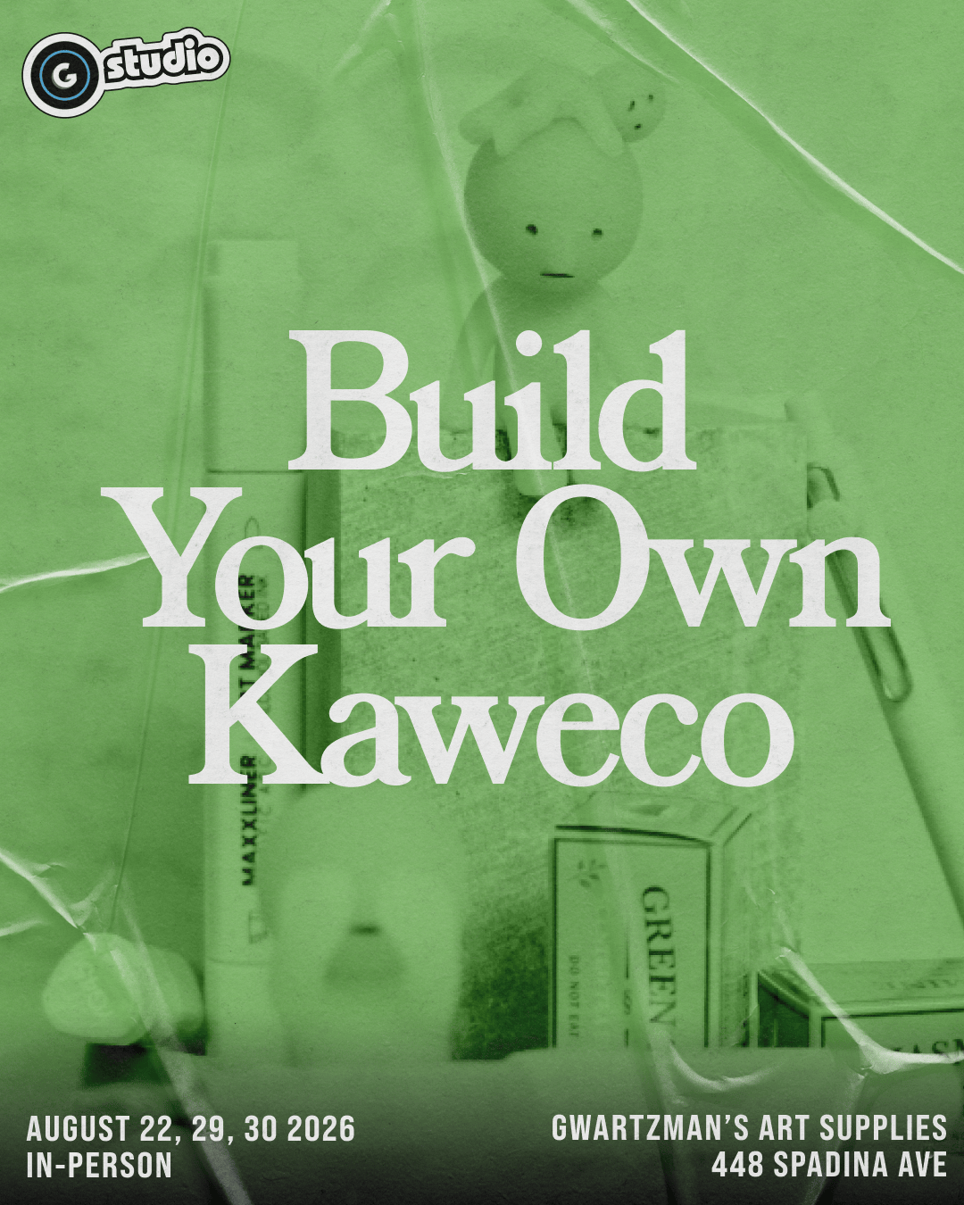 Gwartzman's Art Supplies Event DIY Kaweco Glow