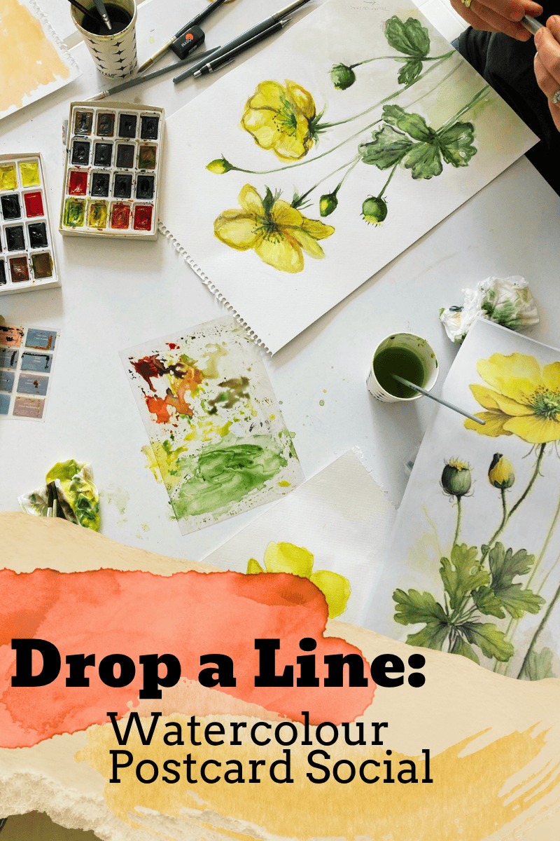 Gwartzman's Art Supplies Event Drop a Line: Watercolour Postcard Social