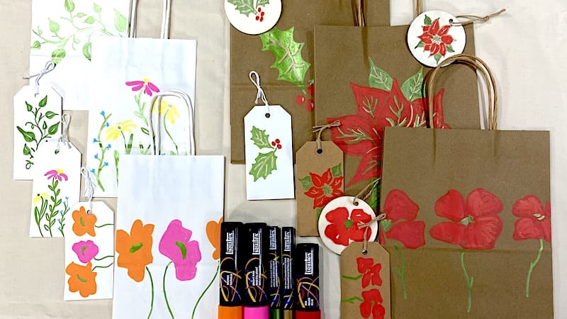 Gwartzman's Art Supplies Event Holiday Gift Bag Mini Workshop