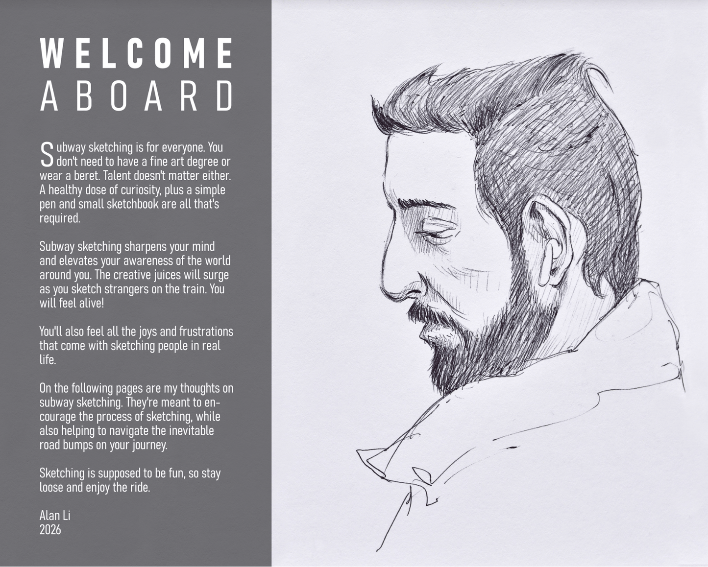 Gwartzman's Art Supplies Event {Subway Drawing}