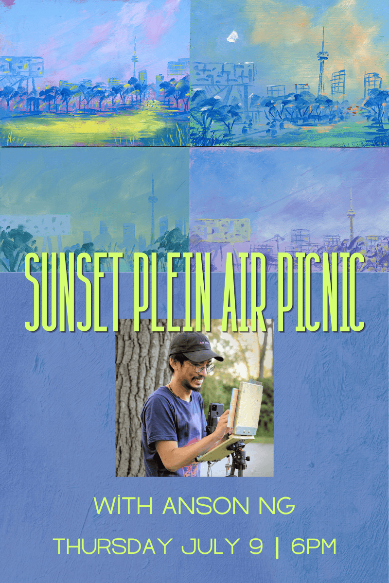 Gwartzman's Art Supplies Event Sunset Plein Air Picnic