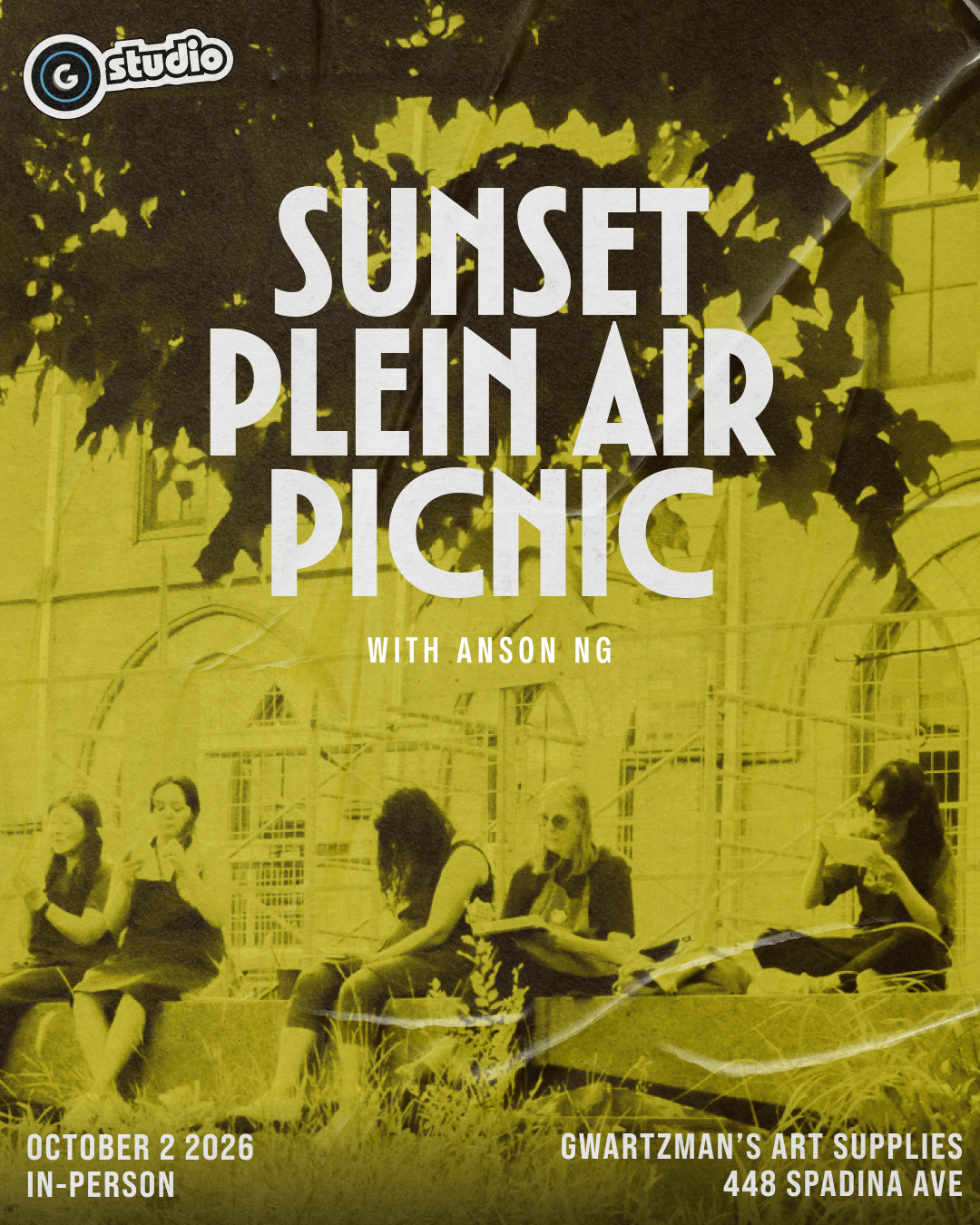 Gwartzman's Art Supplies Event Sunset Plein Air Picnic *Fall Edition*