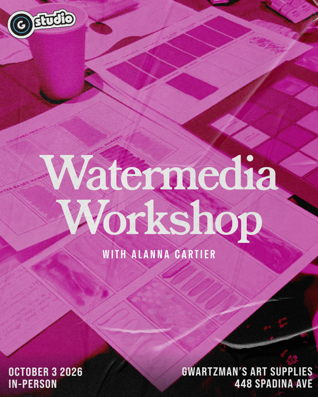 Gwartzman's Art Supplies Event Watermedia Workshop