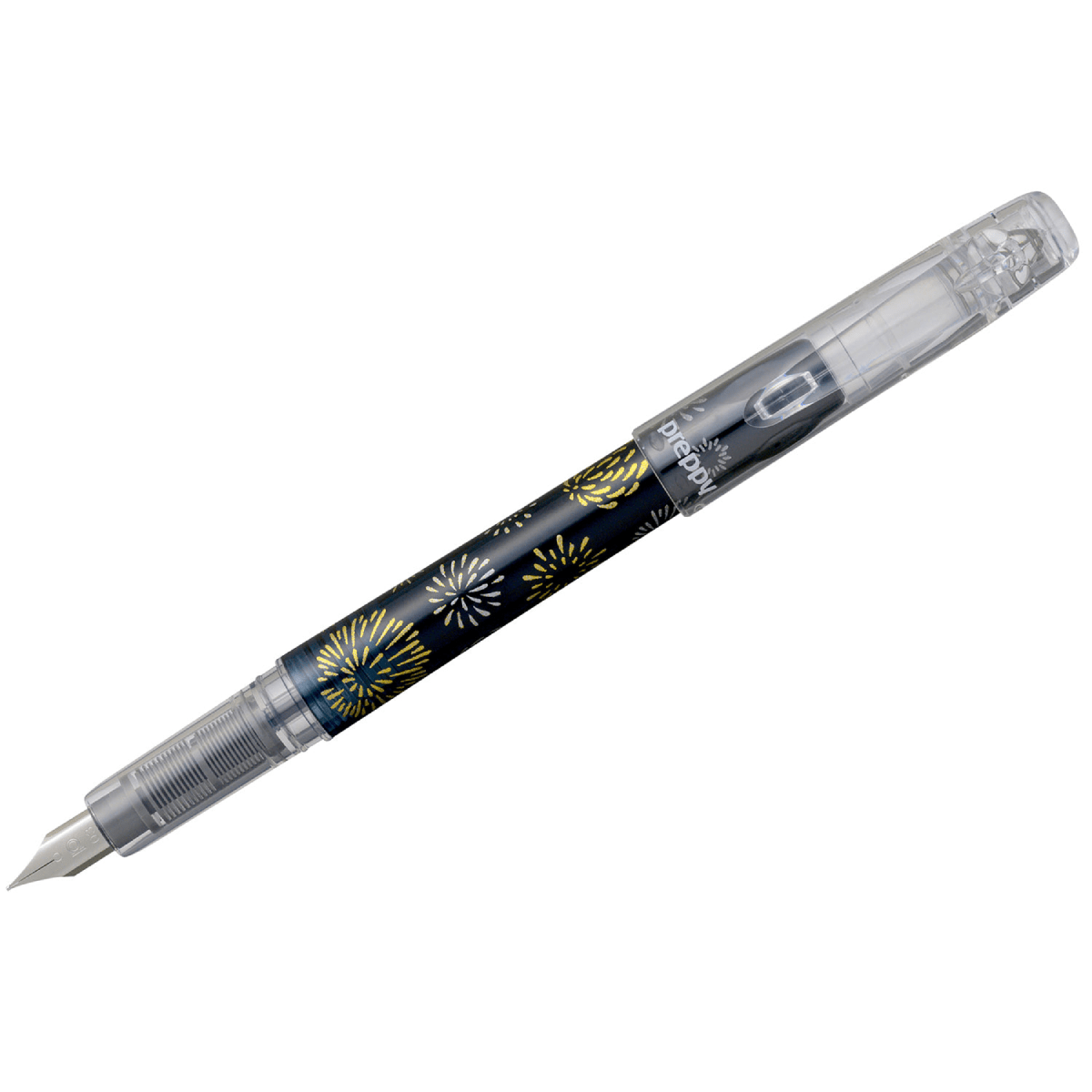 Gwartzman's Art Supplies Fountain Pen Hanabi Platinum - Preppy Wa Fountain Pens - Modern Maki-e - LIMITED EDITION