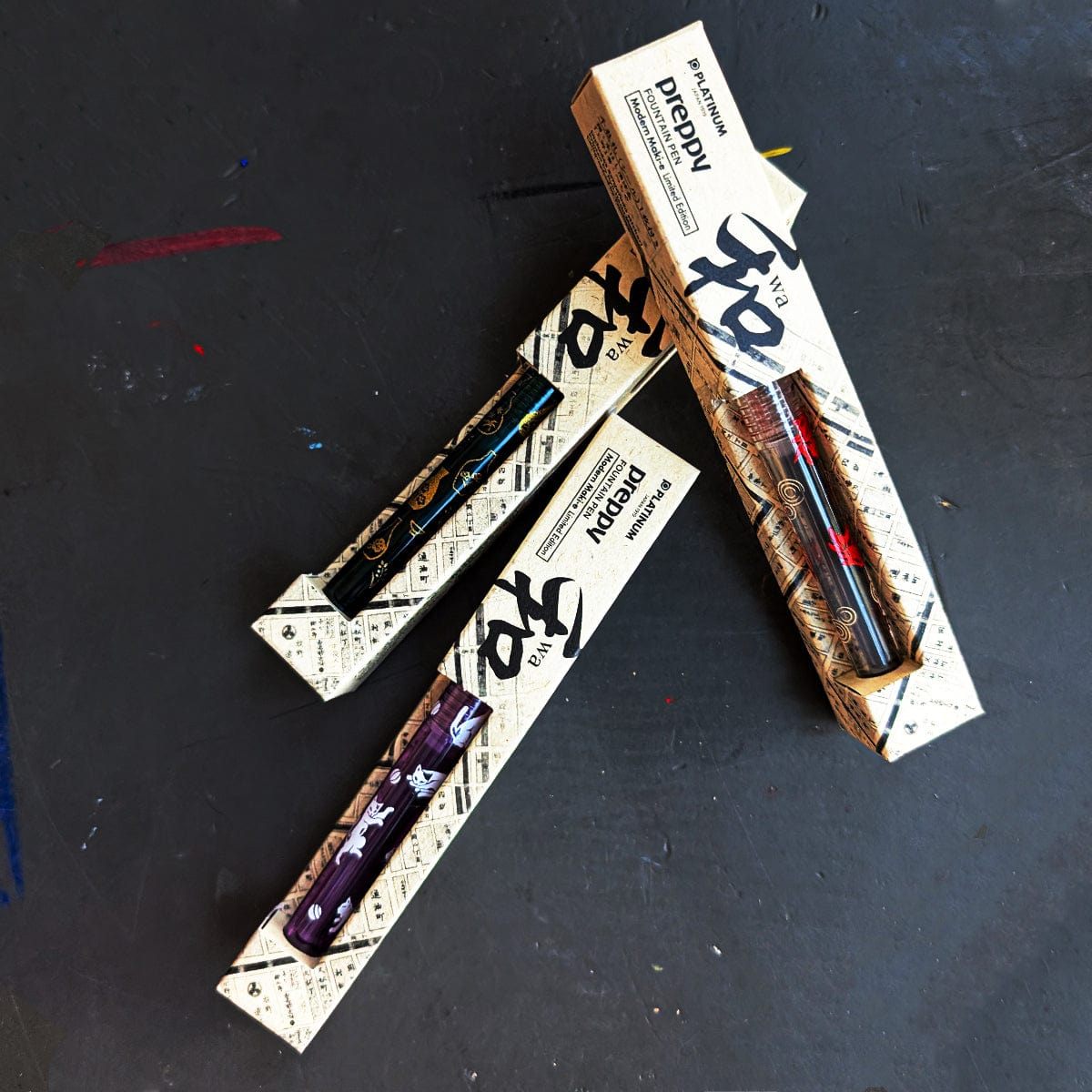 Gwartzman's Art Supplies Fountain Pen Platinum - Preppy Wa Fountain Pens - Modern Maki-e - LIMITED EDITION