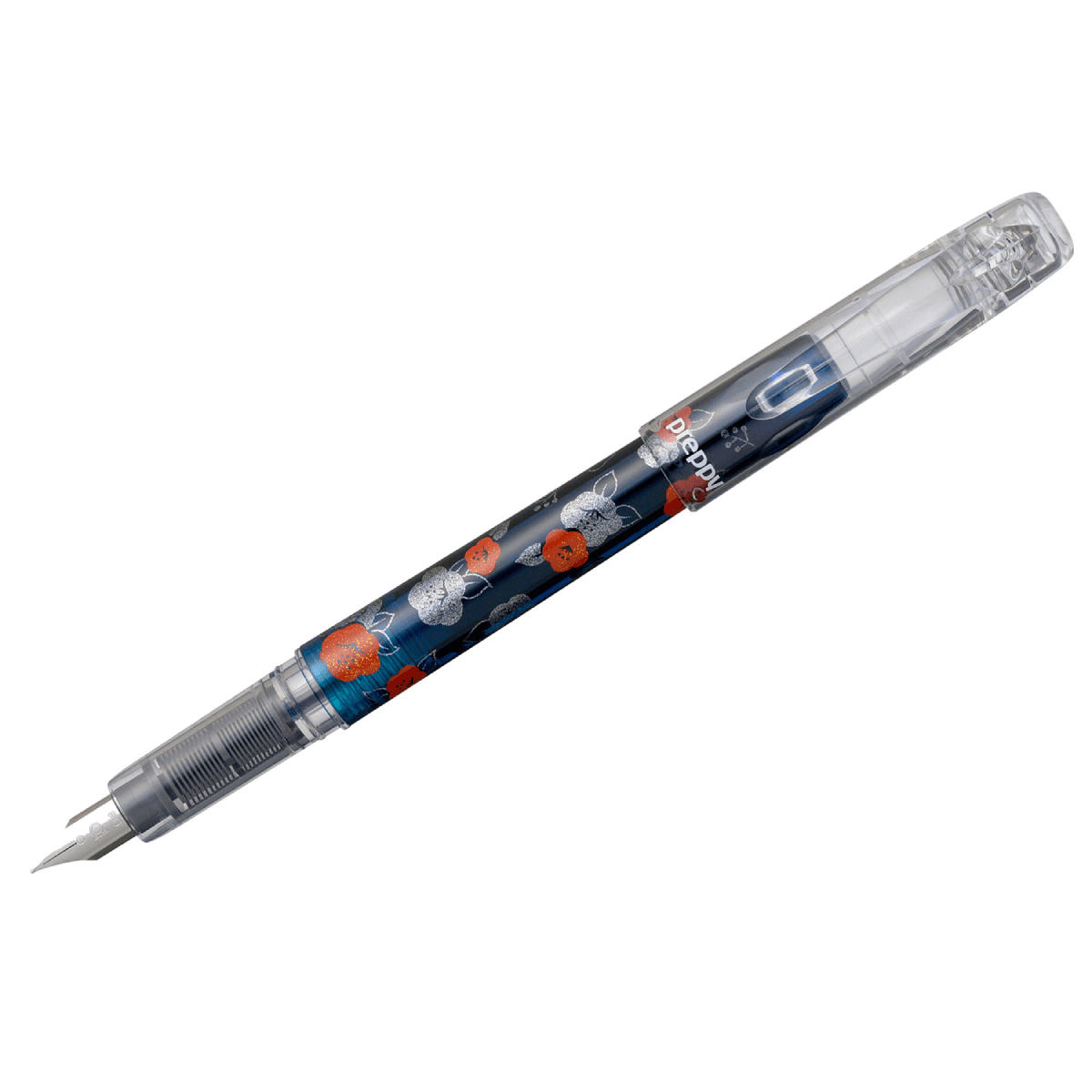 Gwartzman's Art Supplies Fountain Pen Tsubaki Platinum - Preppy Wa Fountain Pens - Modern Maki-e - LIMITED EDITION