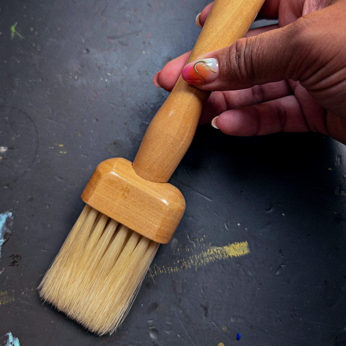 Gwartzman's Art Supplies Natural Hair Brush Masters - Elite Series 2540 - White Bristle Brush - 2" Blender