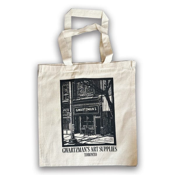 Gwartzman's Art Supplies Store Bag Gwartzman's Graphic Tote - Contemporary Storefront Design