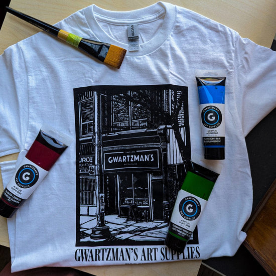 Gwartzman's Art Supplies T-Shirt Gwartzman's Graphic Tee - Contemporary Storefront Design
