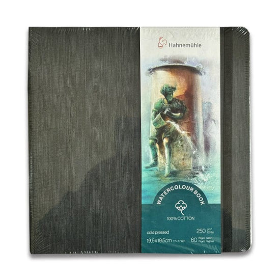 Hahnemühle Watercolour Pad - Hardcover Hahnemühle - 100% Cotton Watercolour Book - 19.5x1.95cm - Item #10625357