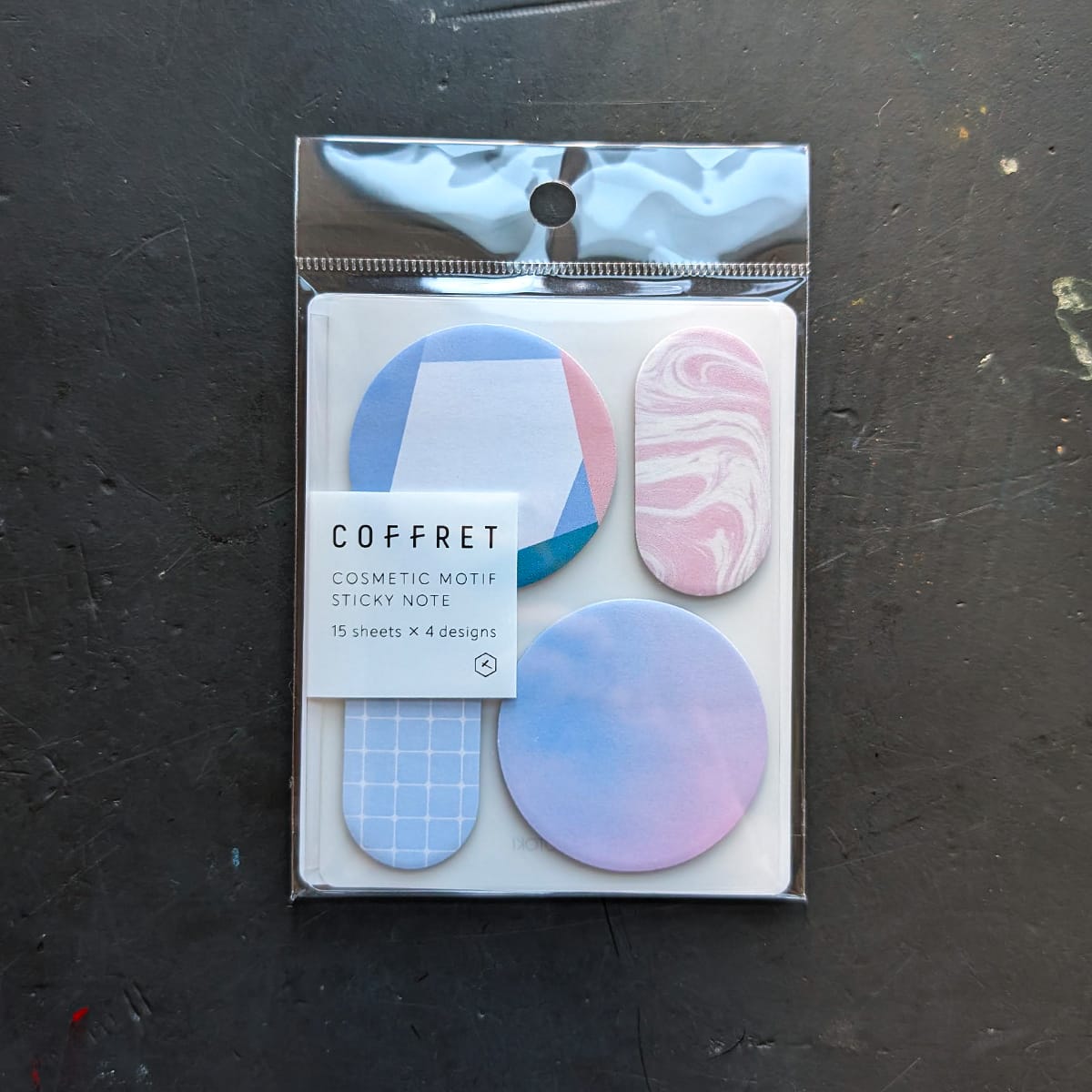 Hitotoki Stationery Lilac Pink Hitotoki - Coffret - Cosmetic Motif Sticky Note Sets