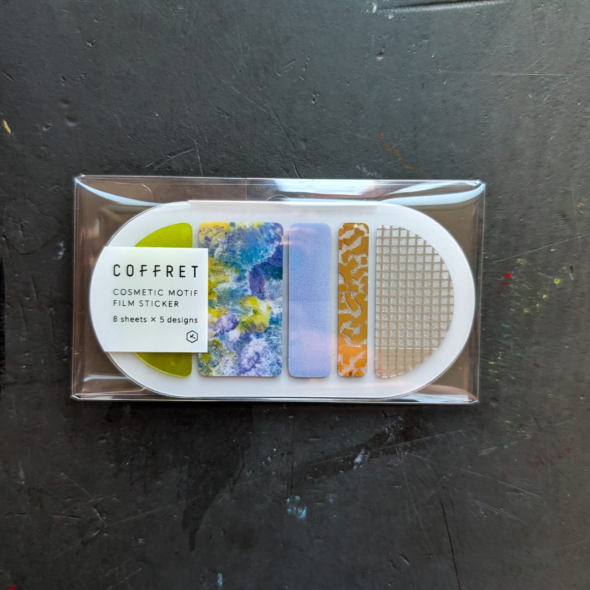 Hitotoki Stickers Chiffon Yellow Hitotoki - Coffret - Cosmetic Motif Film Stickers - Lozenge Sets