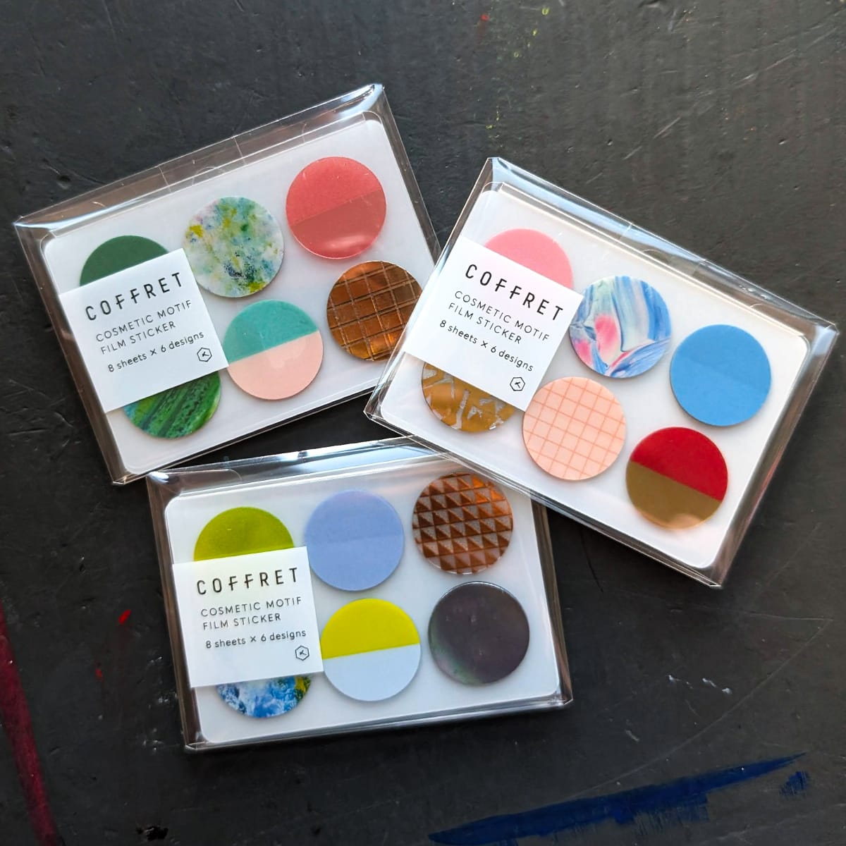 Hitotoki Stickers Hitotoki - Coffret - Cosmetic Motif Film Stickers - Circle Sets