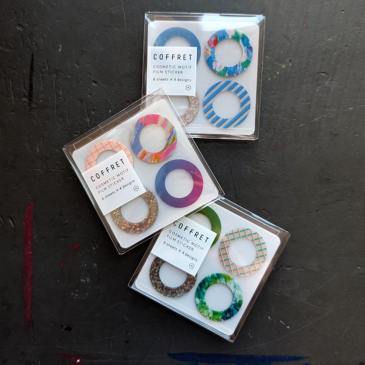 Hitotoki Stickers Hitotoki - Coffret - Cosmetic Motif Film Stickers - Ring Sets