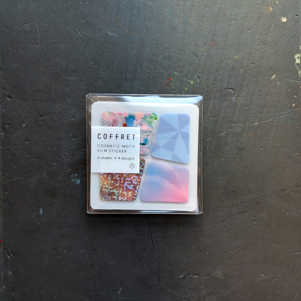 Hitotoki Stickers Lilac Pink Hitotoki - Coffret - Cosmetic Motif Film Stickers - Angled Quartet Sets