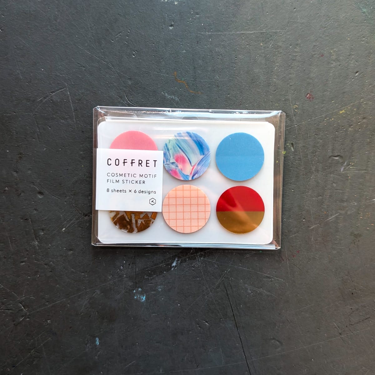 Hitotoki Stickers Pink Float Hitotoki - Coffret - Cosmetic Motif Film Stickers - Circle Sets