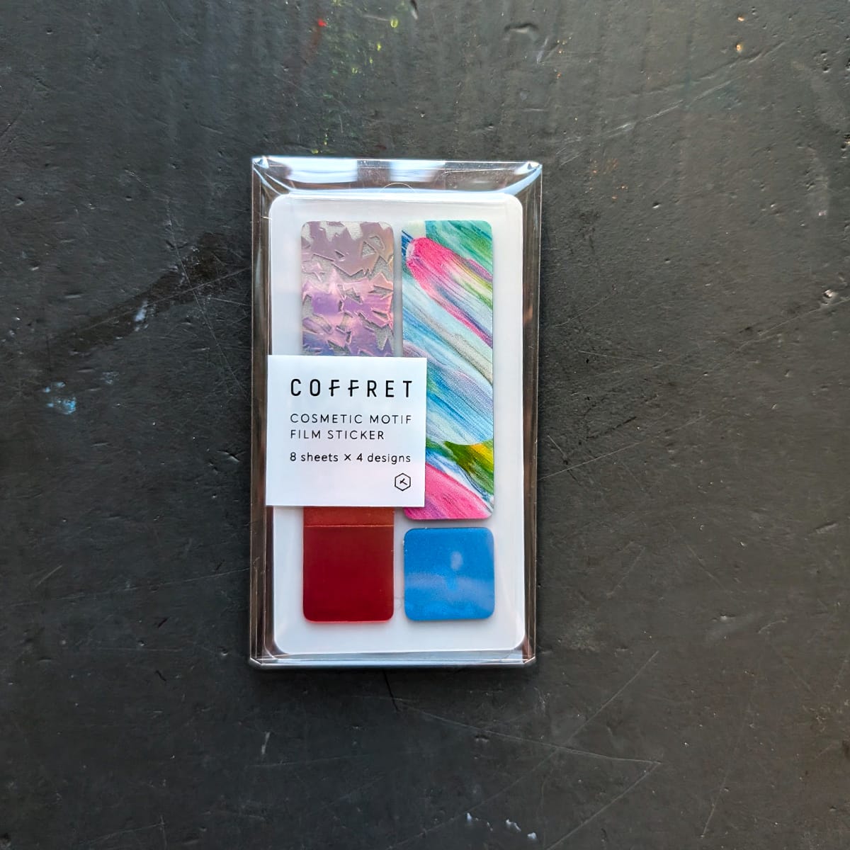 Hitotoki Stickers Pink Float Hitotoki - Coffret - Cosmetic Motif Film Stickers - Narrow Bar Sets