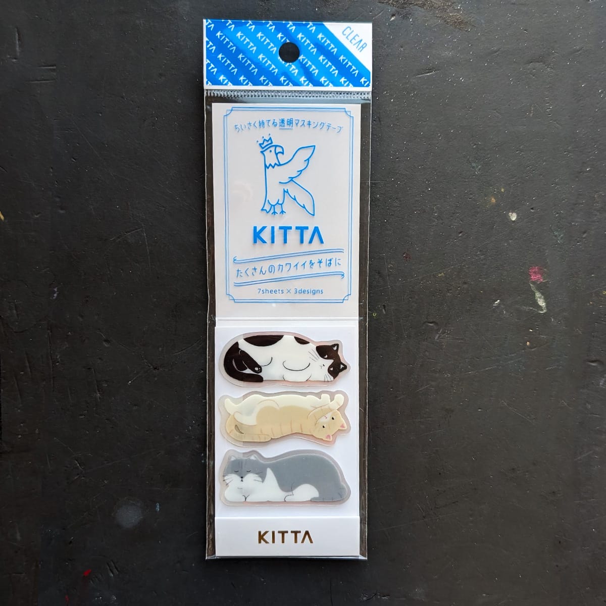 Hitotoki Washi Tape Hitotoki - KITTA Clear - Washi Tape Stickers - Cats