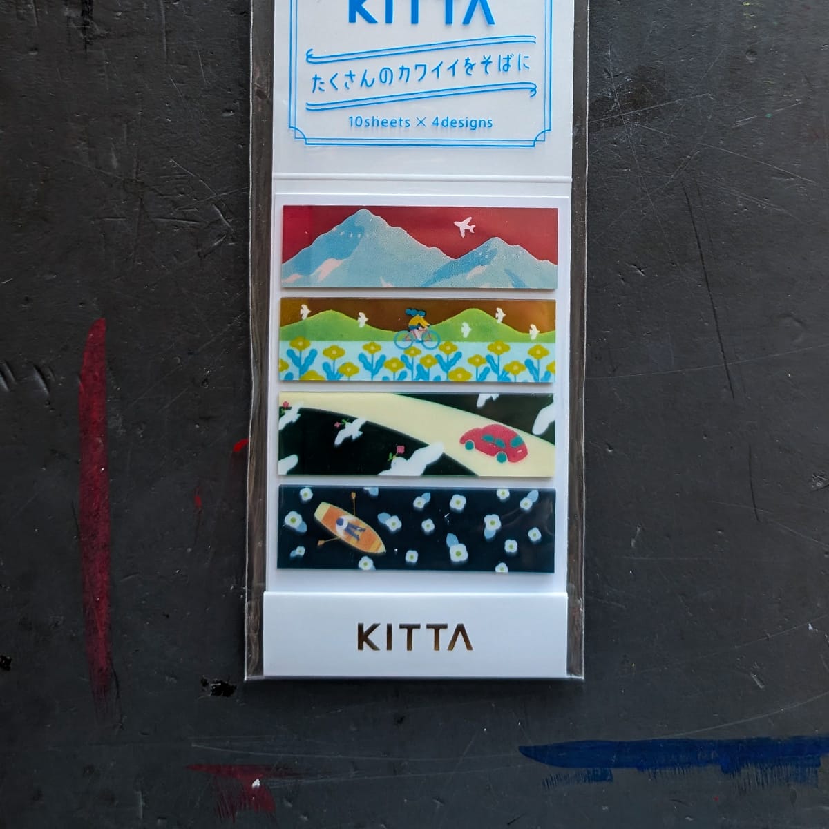Hitotoki Washi Tape Landscape Hitotoki - KITTA Clear - Washi Tape Strips