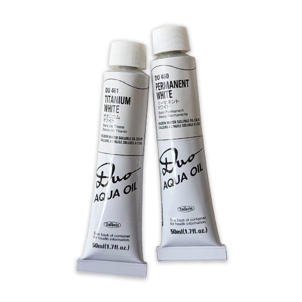Holbein Artist Materials Water Mixable Oil Colour Holbein - DUO Aqua Oil - Water Soluble Oil Colours - 50mL Tubes