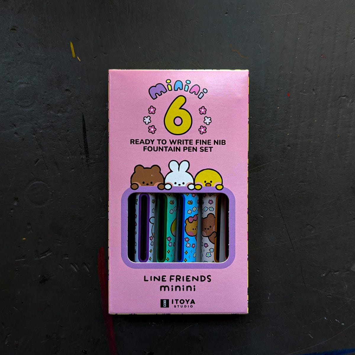 Itoya Fountain Pen Itoya - Minini Fountain Pens - Set of 6 Colours