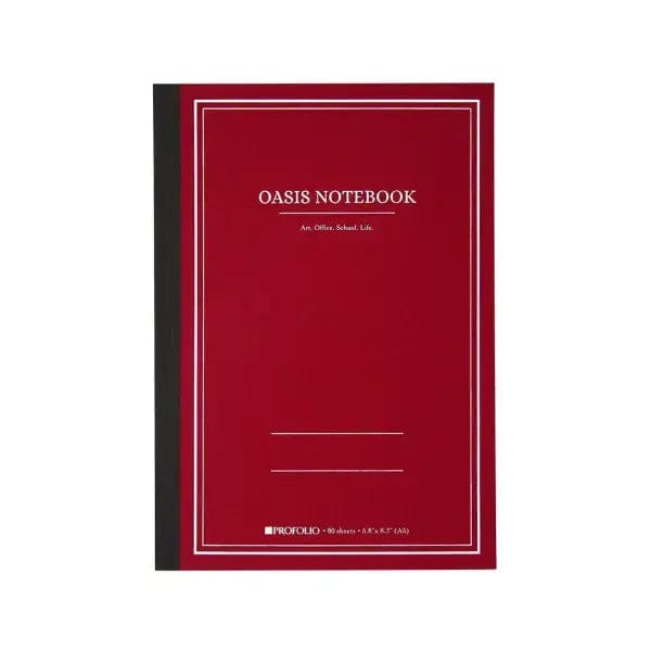 Itoya Notebook Brick Red Itoya - Oasis Notebooks - A5