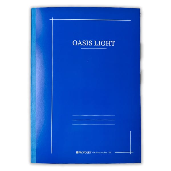 Itoya Notebook - Ruled Blueberry Itoya - ProFolio - Oasis Light Notebooks - 7x9.9”