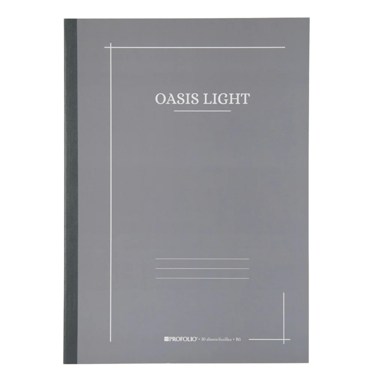Itoya Notebook - Ruled Thundercloud Itoya - Oasis Light Notebooks - 7x9.9”