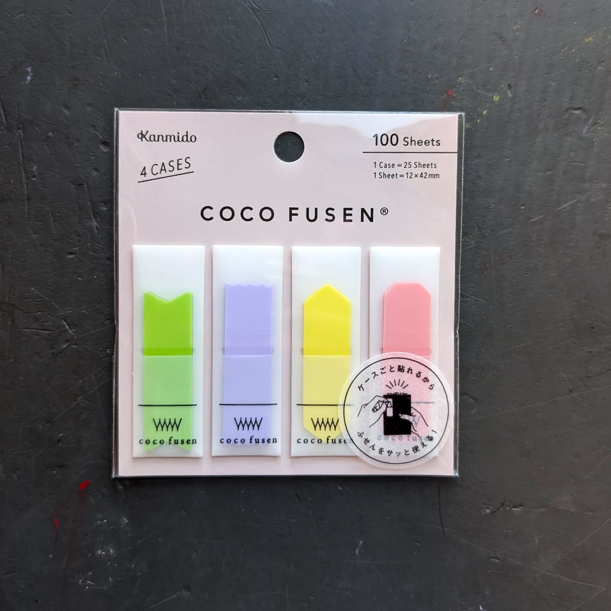 Kanmido Stationery Kanmido - Coco Fusen Sticky Tabs - Cut-Out Shapes Packs