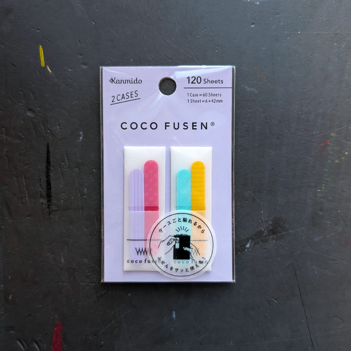 Kanmido Stationery Violet Kanmido - Coco Fusen Sticky Tabs - Mini Bookmark Packs