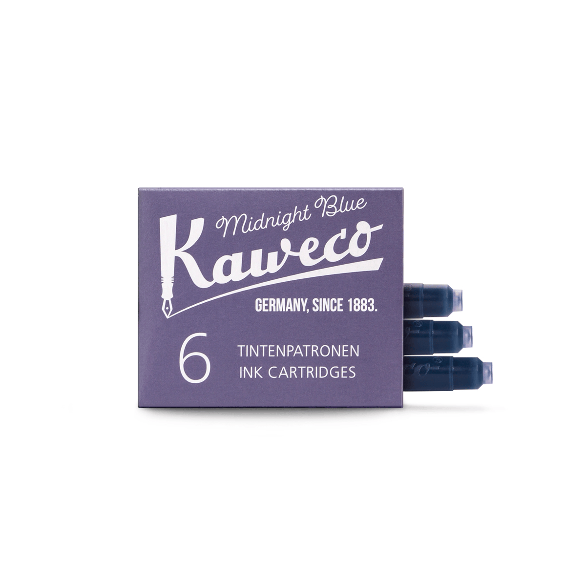Kaweco Ink Cartridge Midnight Blue Kaweco - Ink Cartridges - 6 Packs