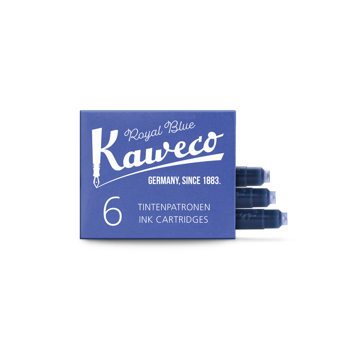 Kaweco Ink Cartridge Royal Blue Kaweco - Ink Cartridges - 6 Packs