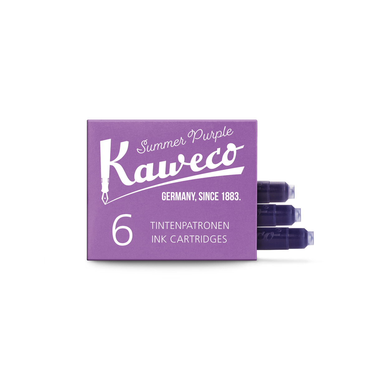 Kaweco Ink Cartridge Summer Purple Kaweco - Ink Cartridges - 6 Packs