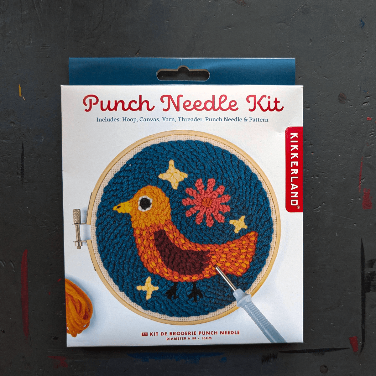 Kikkerland Design Inc. Needlecraft Kit Bird Kikkerland - Punch Needle Kits