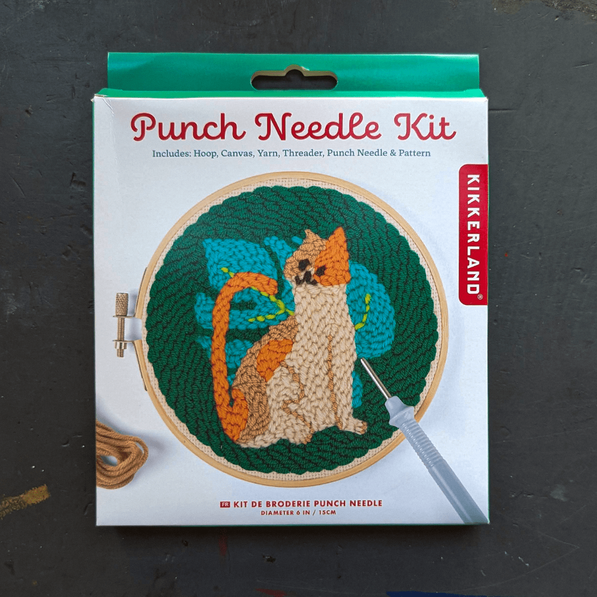 Kikkerland Design Inc. Needlecraft Kit Cat Kikkerland - Punch Needle Kits
