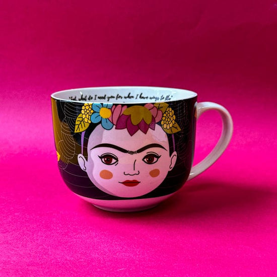 Kikkerland Design Inc. Novelty Kikkerland - Frida Kahlo Mug - Item #CU307